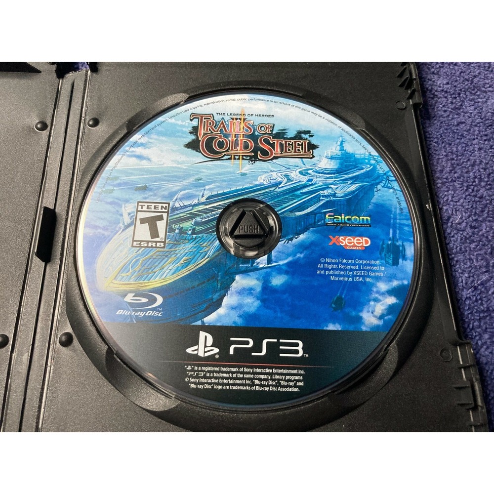 Legend of Heroes Trails of Cold Steel II PS3 2016 Disc Only Tested RPG NTSC